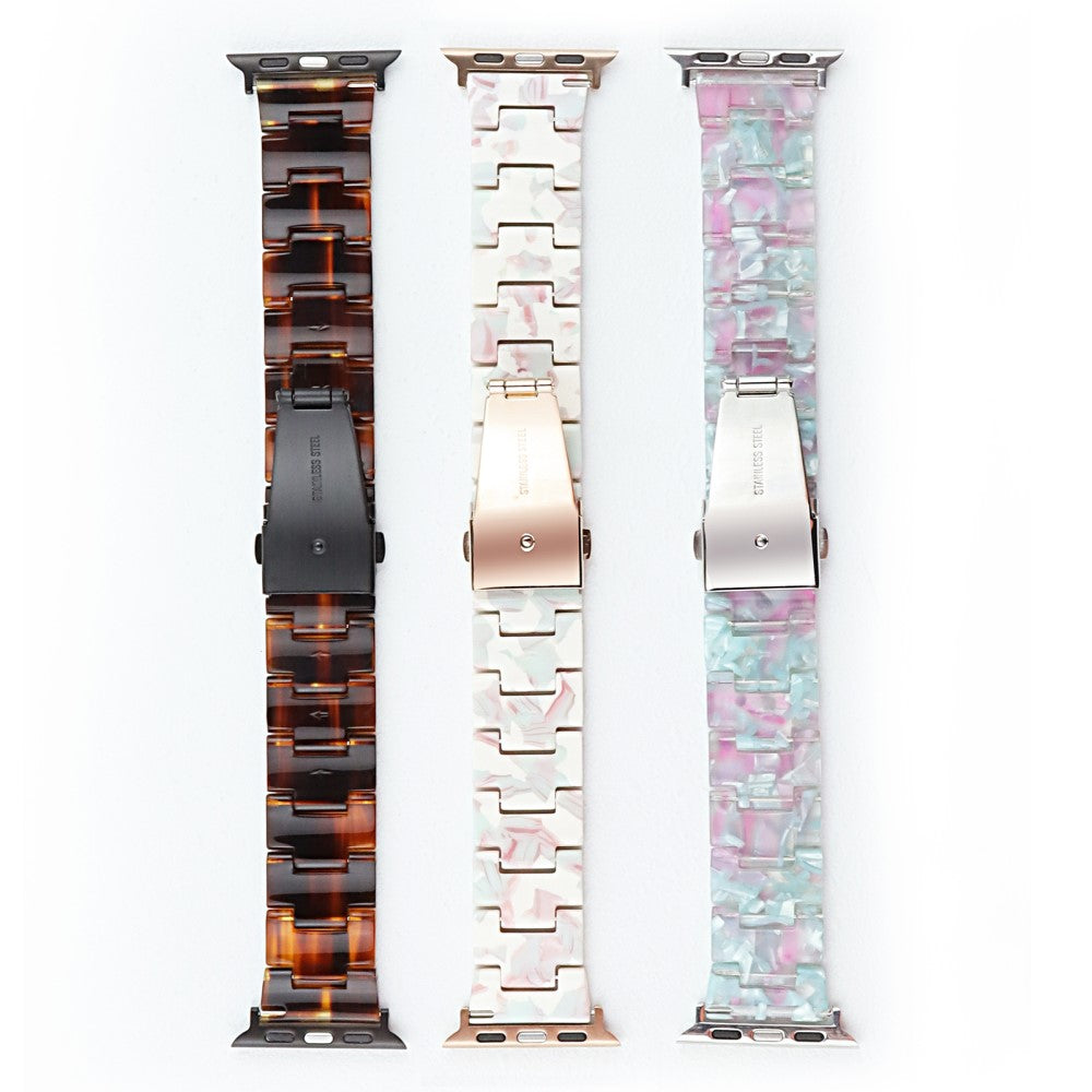 Helt Vildt Skøn Plastik Universal Rem passer til Apple Smartwatch - Brun#serie_1