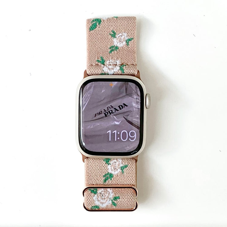 Mega Skøn Nylon Universal Rem passer til Apple Smartwatch - Pink#serie_2