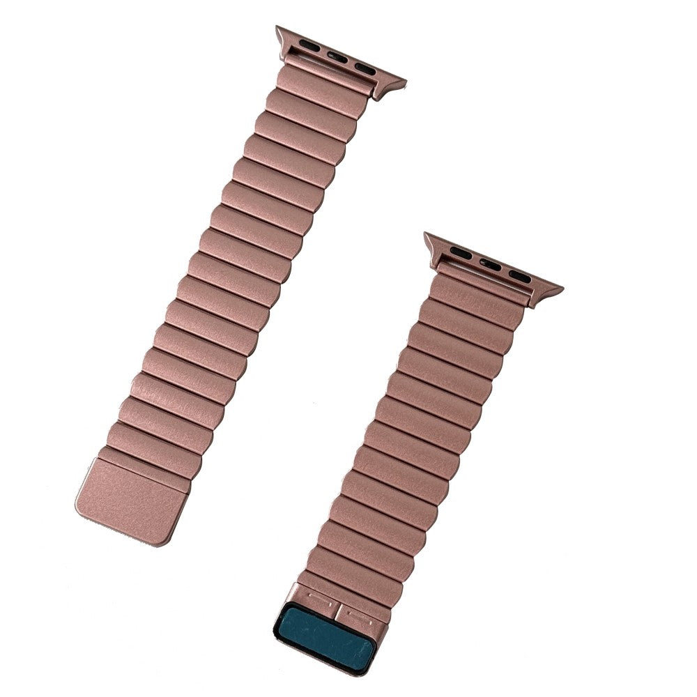 Mega Fed Metal Universal Rem passer til Apple Smartwatch - Pink#serie_1