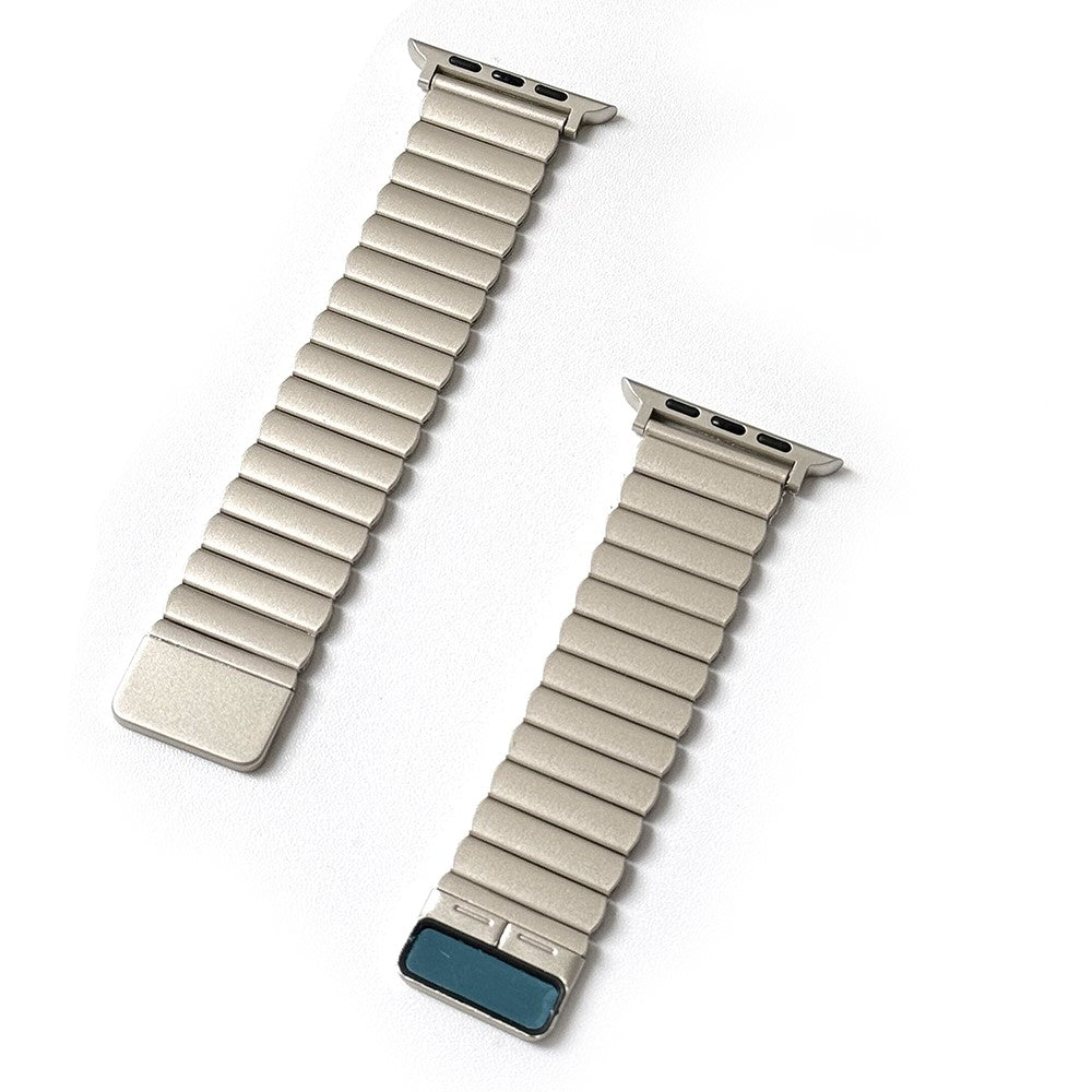 Mega Fed Metal Universal Rem passer til Apple Smartwatch - Sølv#serie_9