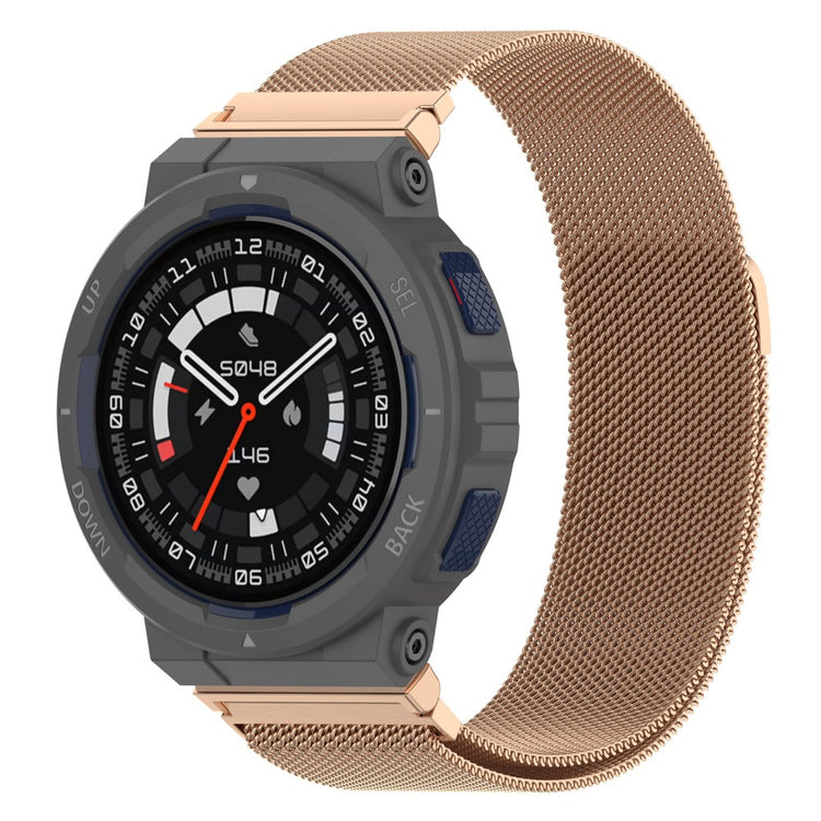 Eminent Metal Rem passer til Amazfit Active Edge - Pink#serie_3