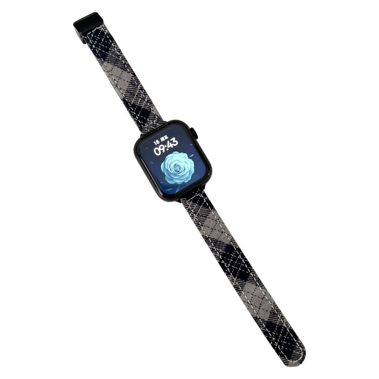 Rigtigt Flot Nylon Universal Rem passer til Apple Smartwatch - Sølv#serie_2