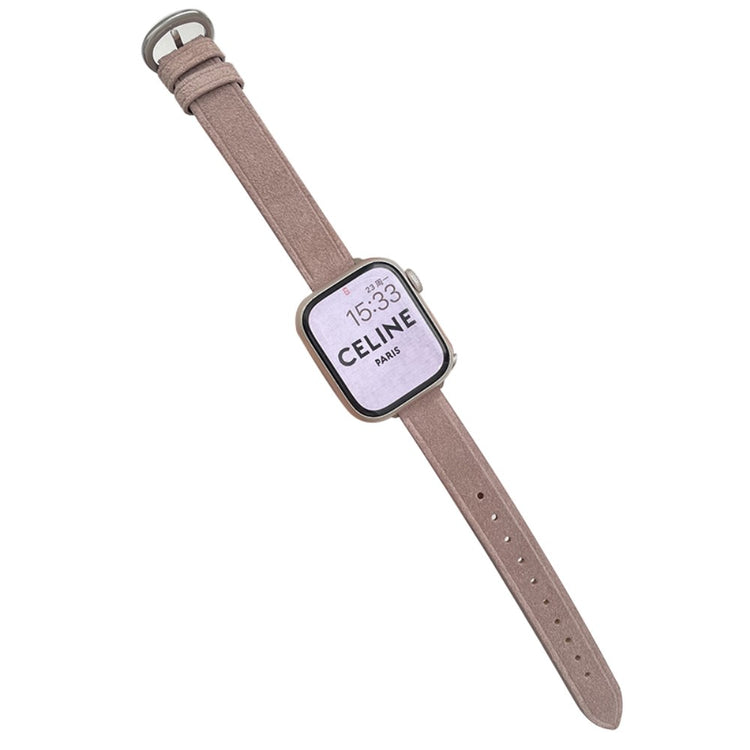 Meget Fed Kunstlæder Universal Rem passer til Apple Smartwatch - Pink#serie_5