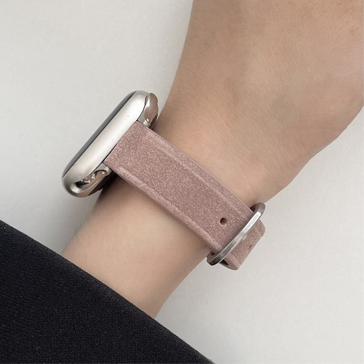Meget Fed Kunstlæder Universal Rem passer til Apple Smartwatch - Pink#serie_5