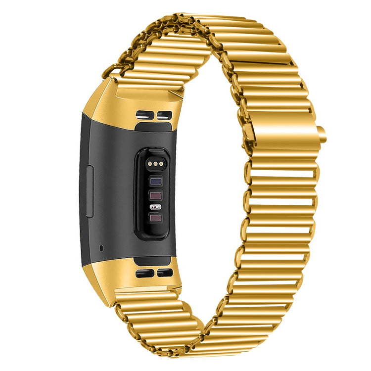 Solid Metal Universal Rem passer til Fitbit Charge 3 / Fitbit Charge 4 - Guld#serie_2