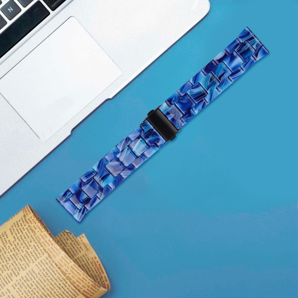 Misfit Vapor Resin Watch Strap Replacement Waterproof Watch Band - Blue#serie_10