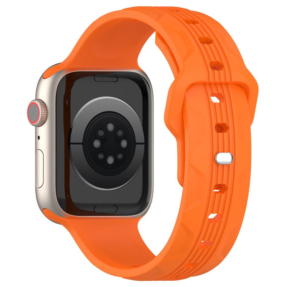 Rigtigt Fantastisk Silikone Universal Rem passer til Apple Smartwatch - Orange#serie_1