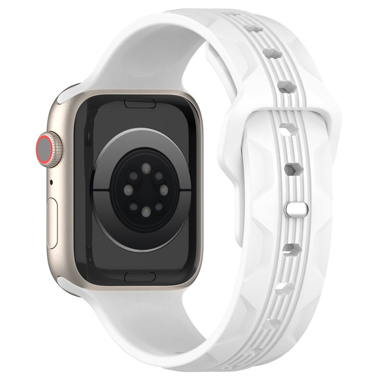 Rigtigt Fantastisk Silikone Universal Rem passer til Apple Smartwatch - Hvid#serie_2