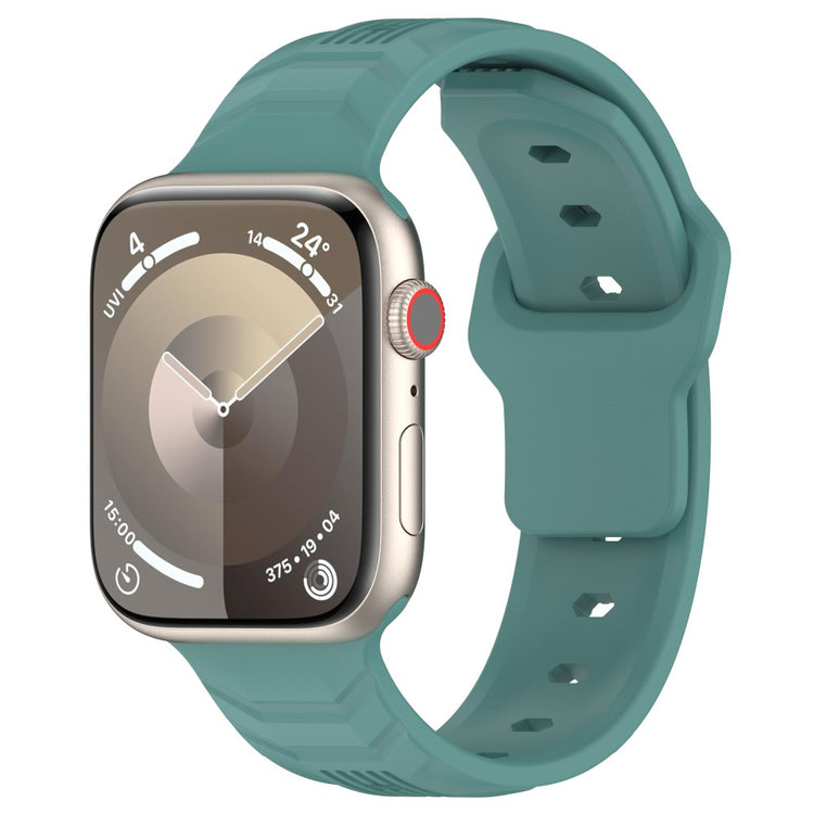 Rigtigt Fantastisk Silikone Universal Rem passer til Apple Smartwatch - Grøn#serie_8