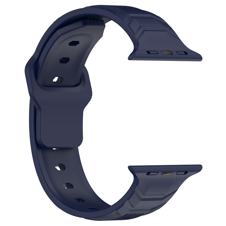 Rigtigt Fantastisk Silikone Universal Rem passer til Apple Smartwatch - Blå#serie_9