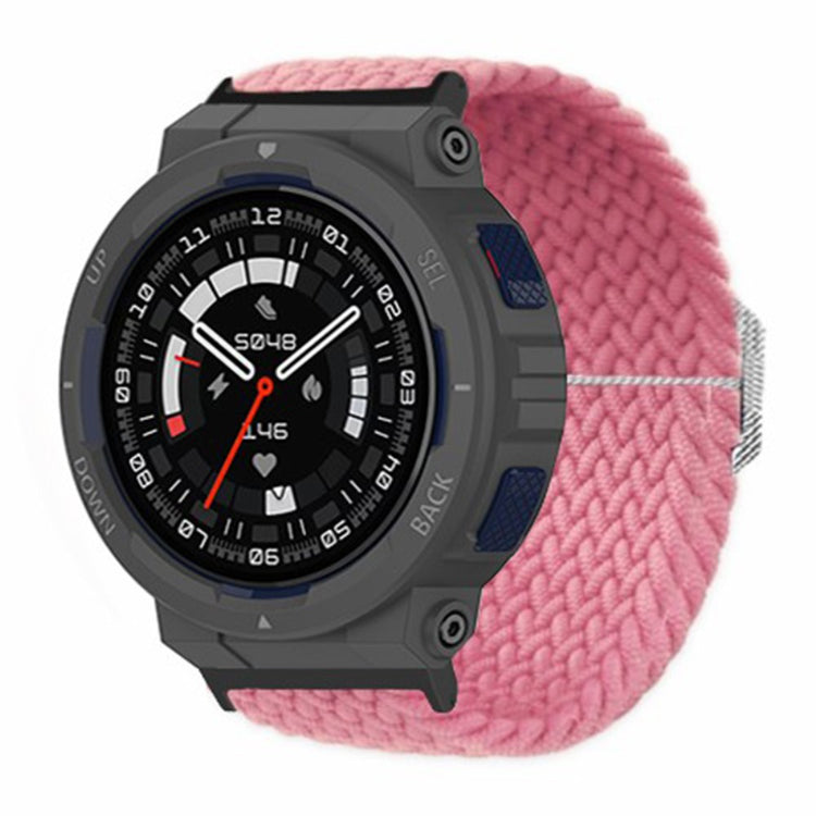 Rigtigt Godt Nylon Rem passer til Amazfit Active Edge - Pink#serie_4