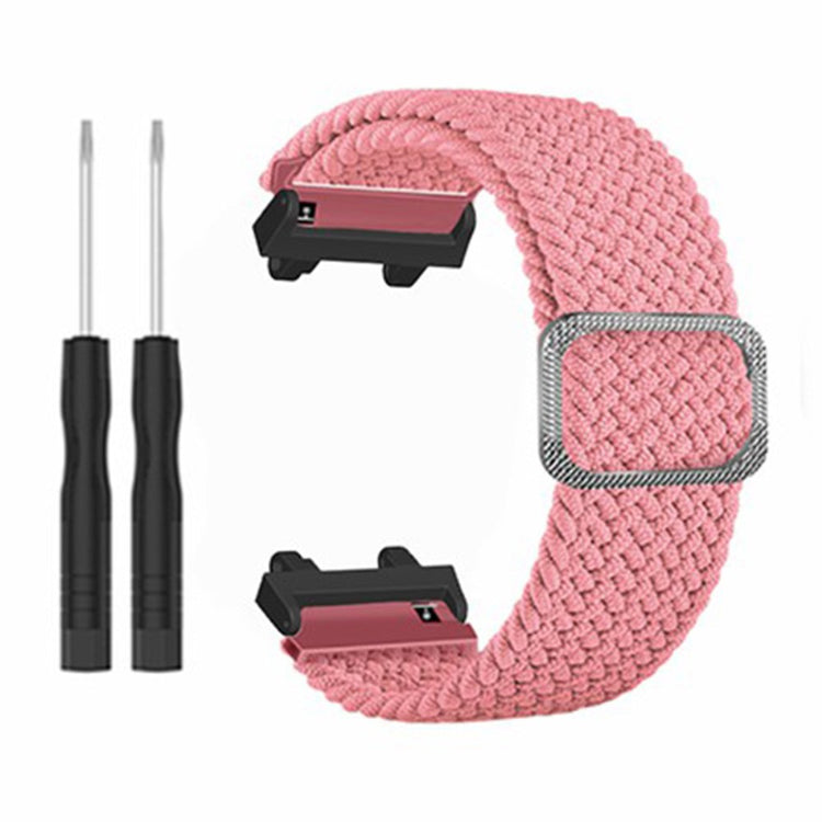 Rigtigt Godt Nylon Rem passer til Amazfit Active Edge - Pink#serie_4