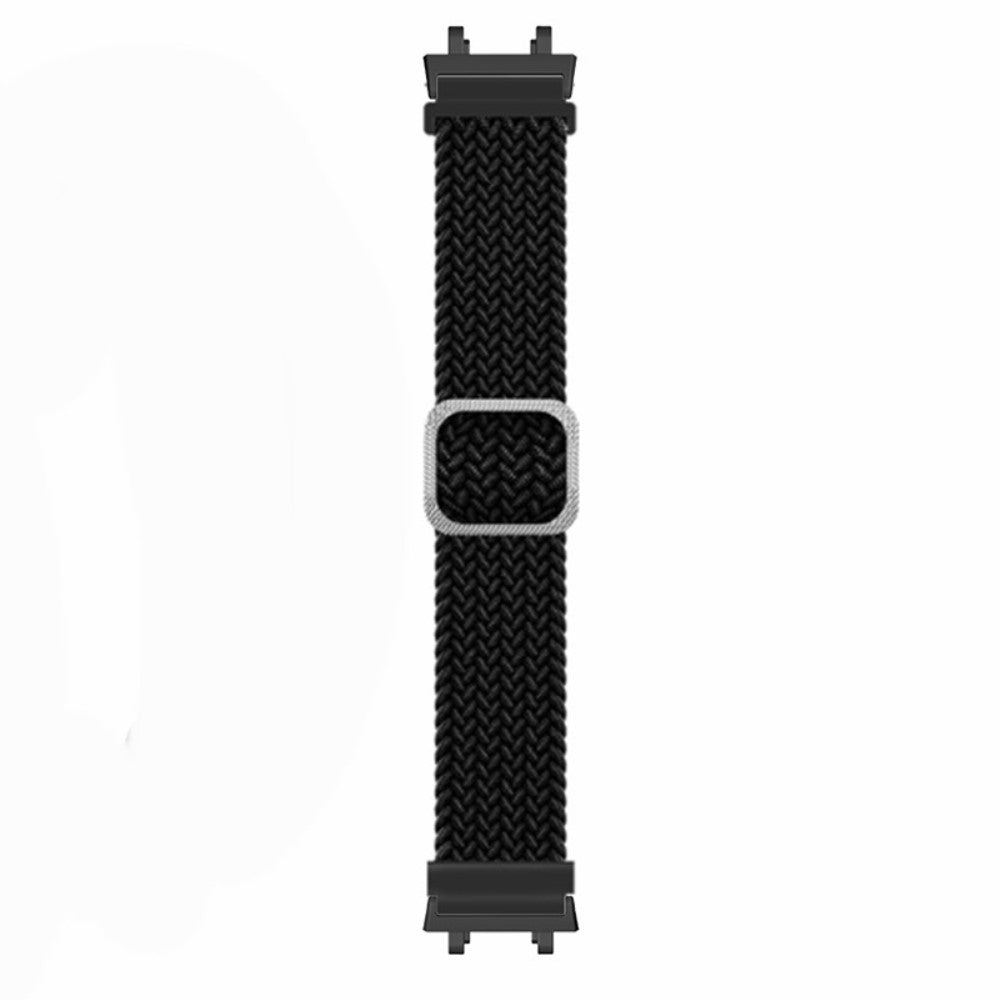 Rigtigt Godt Nylon Rem passer til Amazfit Active Edge - Sort#serie_6