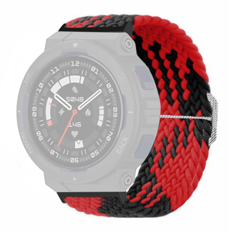 Rigtigt Godt Nylon Rem passer til Amazfit Active Edge - Rød#serie_8