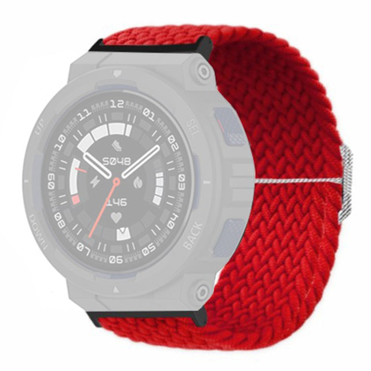 Rigtigt Godt Nylon Rem passer til Amazfit Active Edge - Rød#serie_9