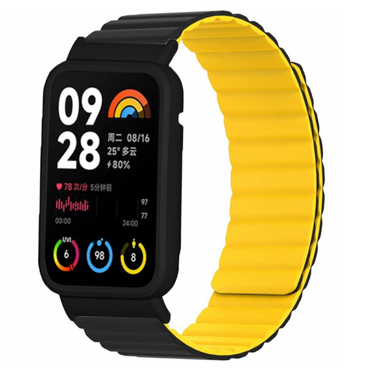 Komfortabel Silikone Rem passer til Xiaomi Smart Band 8 Pro - Gul#serie_2