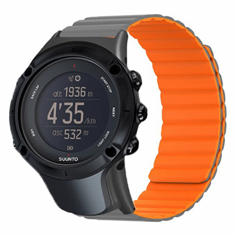 Helt Vildt Elegant Silikone Universal Rem passer til Suunto Smartwatch - Orange#serie_5