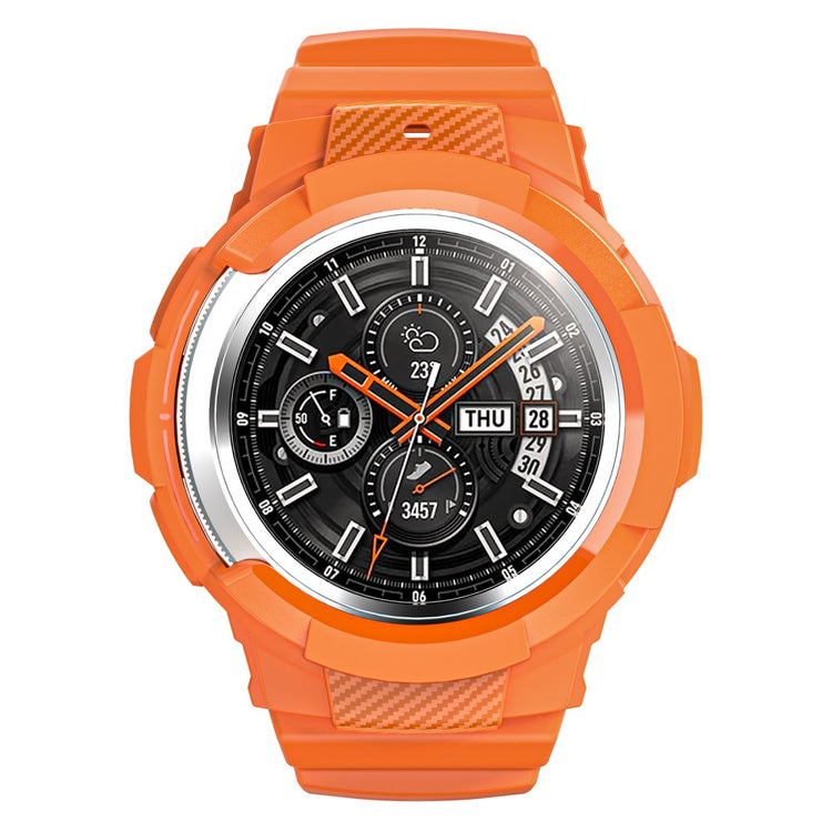 Sejt Silikone Rem passer til Samsung Galaxy Watch 4 Classic (42mm) - Orange#serie_3