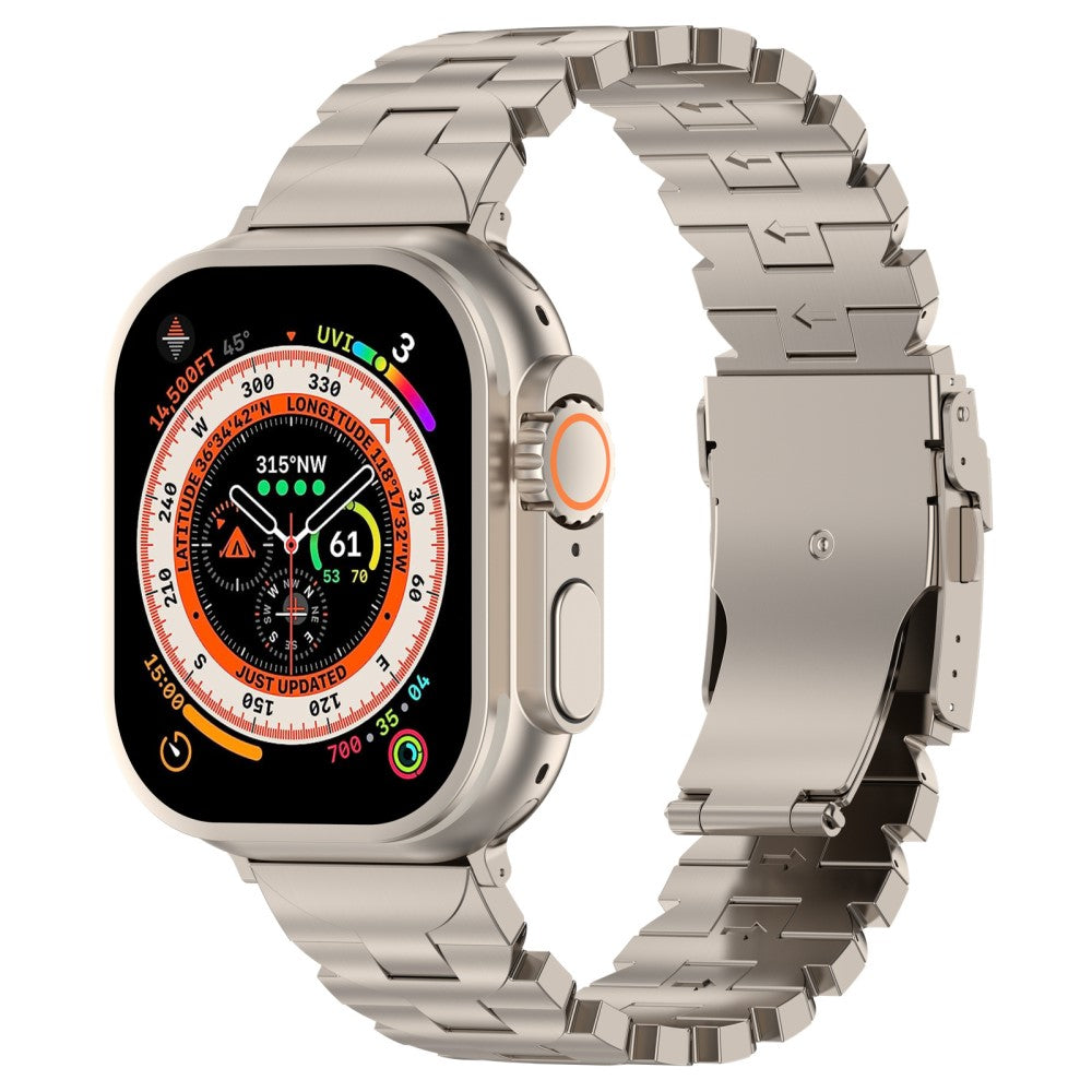 Super Smuk Metal Universal Rem passer til Apple Smartwatch - Sølv#serie_1