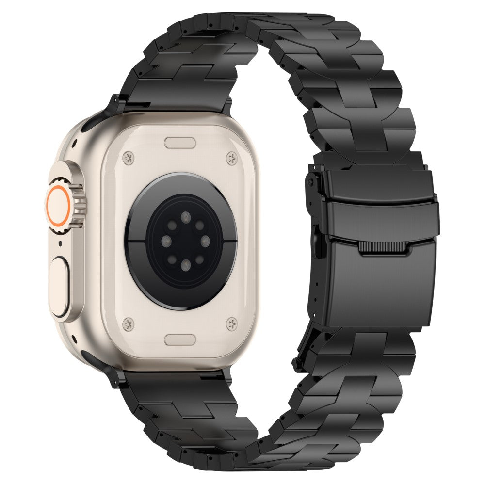 Super Smuk Metal Universal Rem passer til Apple Smartwatch - Sort#serie_2