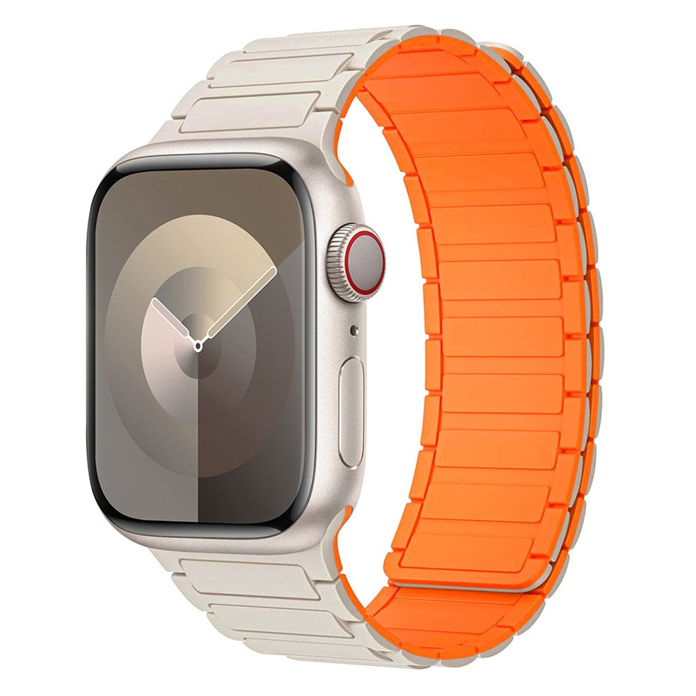 Helt Vildt Skøn Silikone Universal Rem passer til Apple Smartwatch - Orange#serie_15