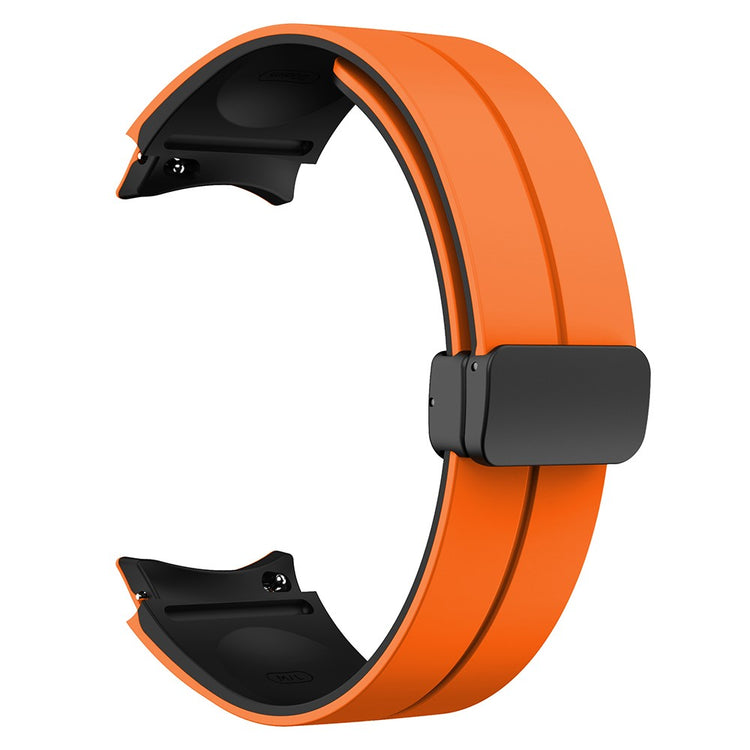 Rigtigt Skøn Silikone Universal Rem passer til Samsung Smartwatch - Orange#serie_1