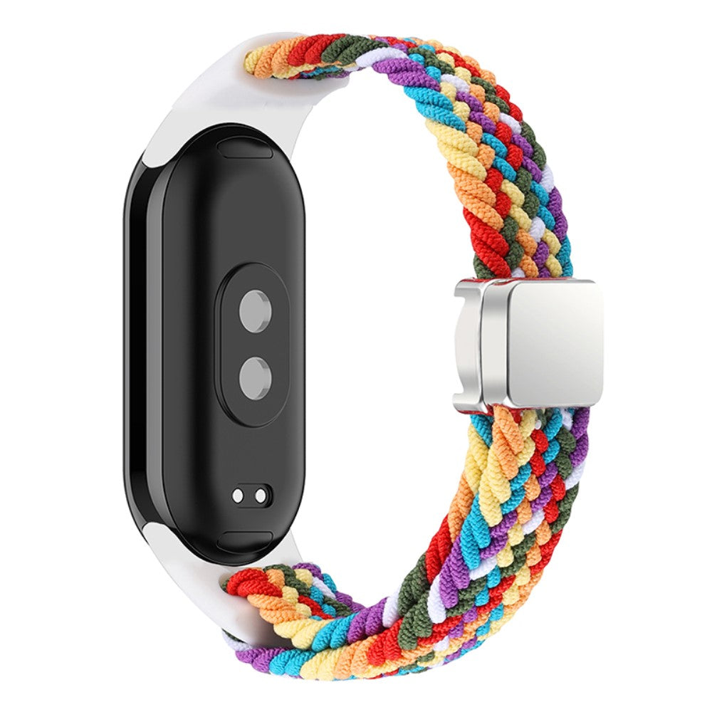 Vildt Godt Nylon Rem passer til Xiaomi Smart Band 8 - Flerfarvet#serie_3