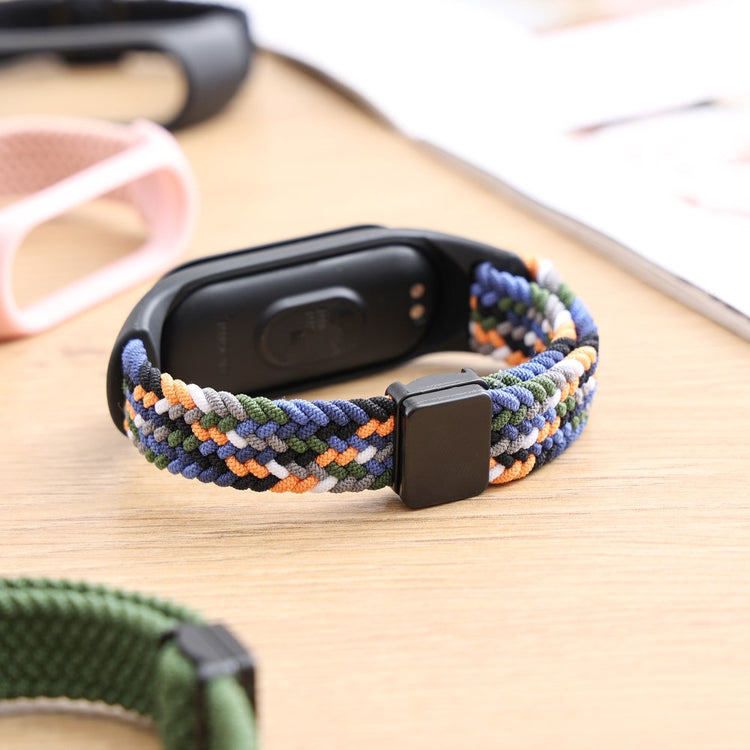 Vildt Godt Nylon Rem passer til Xiaomi Smart Band 8 - Orange#serie_4