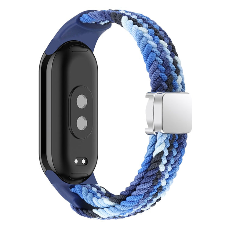 Vildt Godt Nylon Rem passer til Xiaomi Smart Band 8 - Blå#serie_17