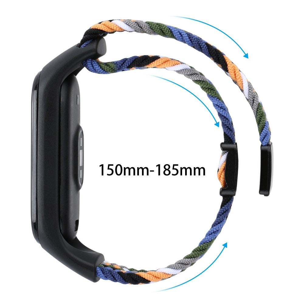 Super Sejt Nylon Universal Rem passer til Xiaomi Smartwatch - Sort#serie_5