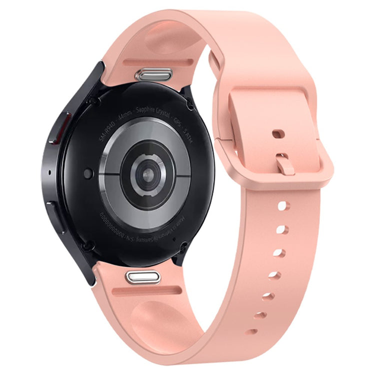 Super Holdbart Silikone Universal Rem passer til Samsung Smartwatch - Pink#serie_3