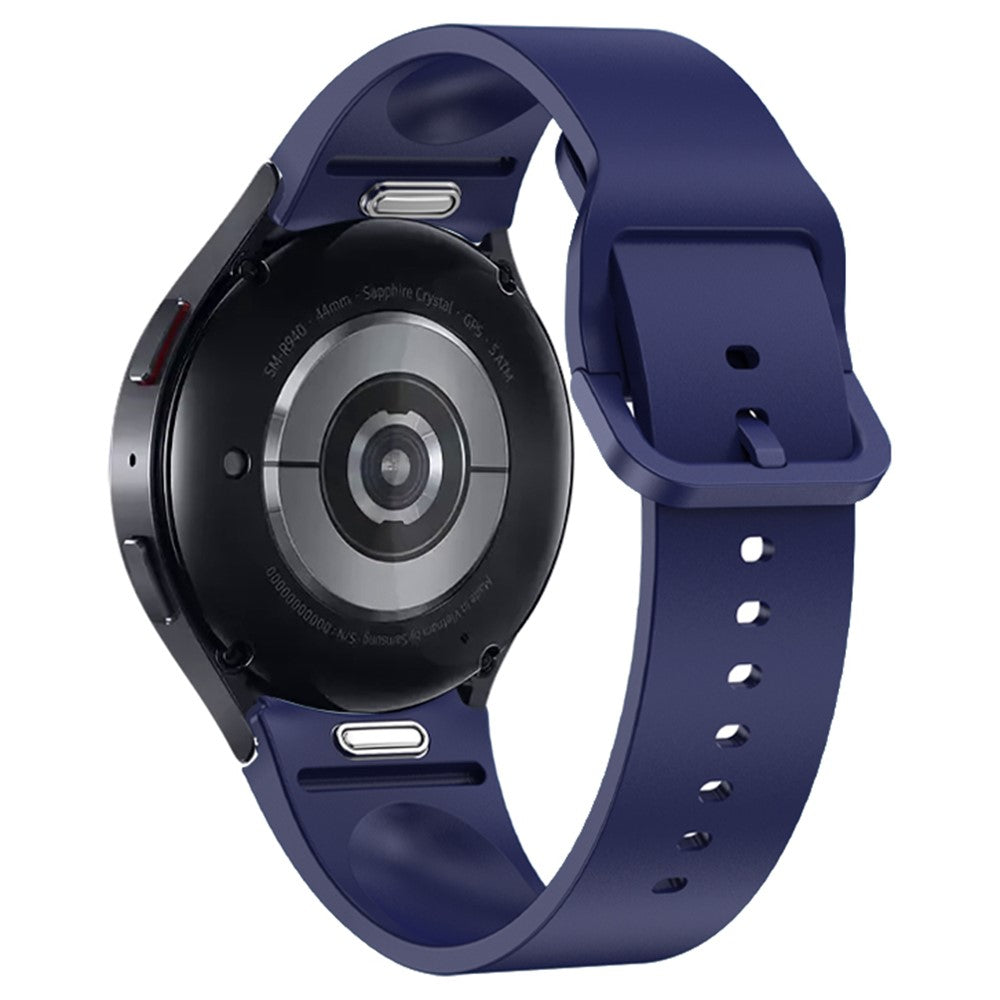 Super Holdbart Silikone Universal Rem passer til Samsung Smartwatch - Blå#serie_11