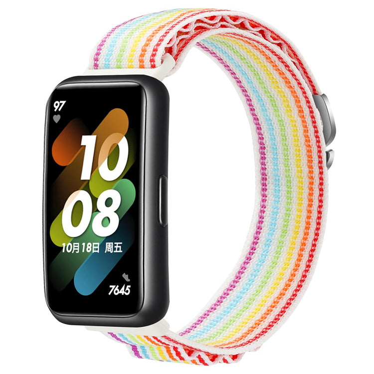 Super Nydelig Nylon Rem passer til Huawei Band 7 - Flerfarvet#serie_6