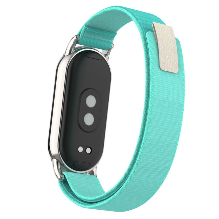 Helt Vildt Flot Nylon Rem passer til Xiaomi Smart Band 8 - Grøn#serie_2