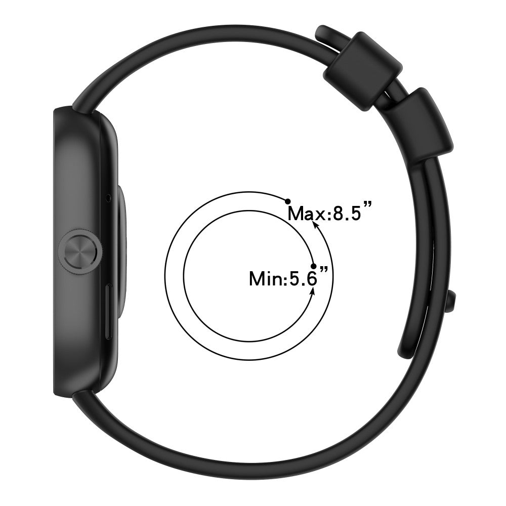 Xiaomi Smart Band 8 Pro / Xiaomi Redmi Watch 4 Silicone Universel Strap - Silver#serie_5