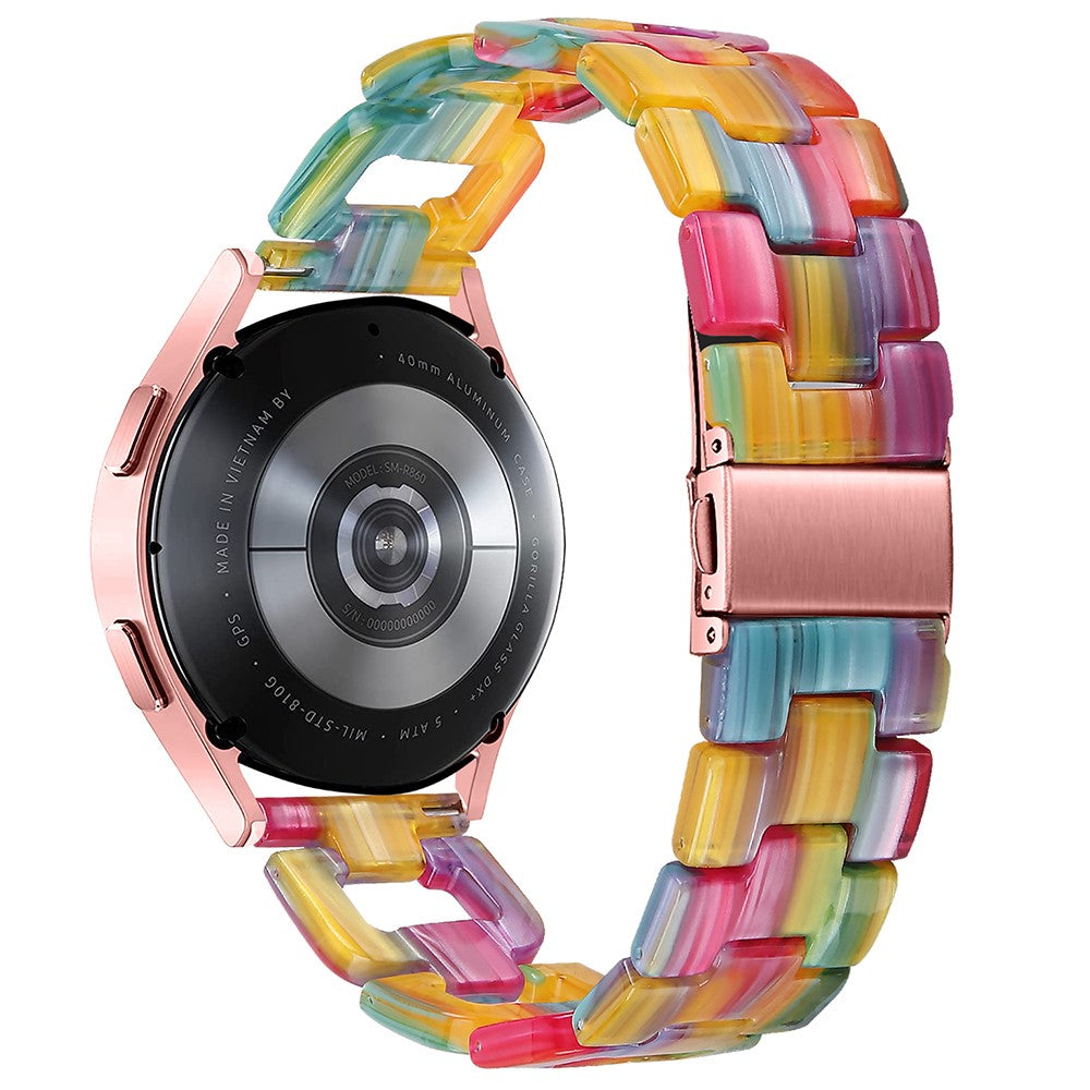 Pebble 2 \ 2 SE / Pebble Time Round Large Plastic Universel Strap - Multicolor#serie_1