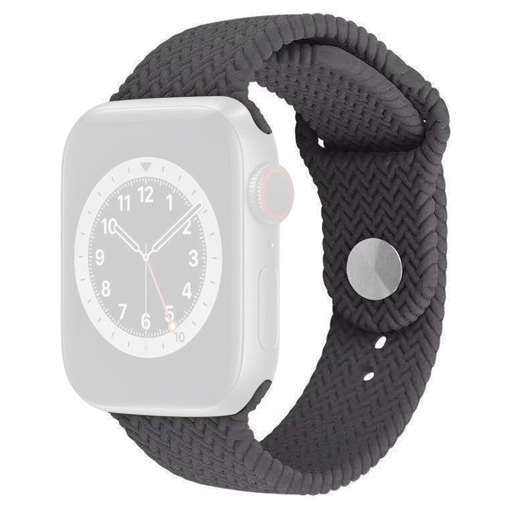 Super Stylish Apple Smartwatch Silicone Universel Strap - Silver#serie_7