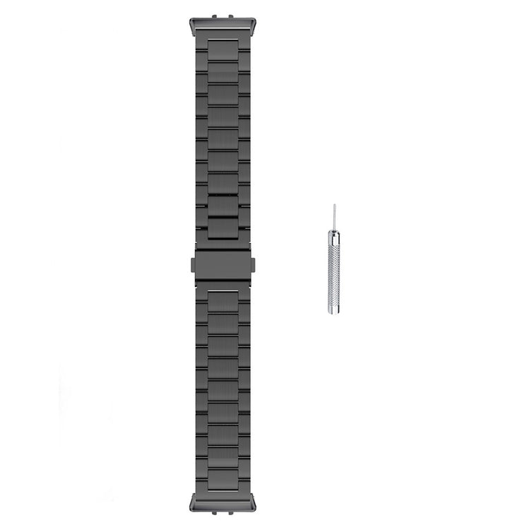 Remarkably Fashionable Samsung Galaxy Fit 3 Metal Strap - Black#serie_9