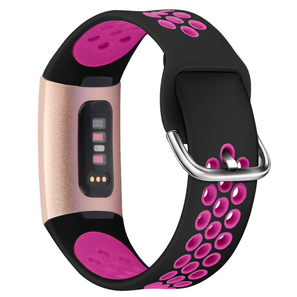 Fitbit Charge 3 / Fitbit Charge 4 Silicone Universel Strap - Pink#serie_10