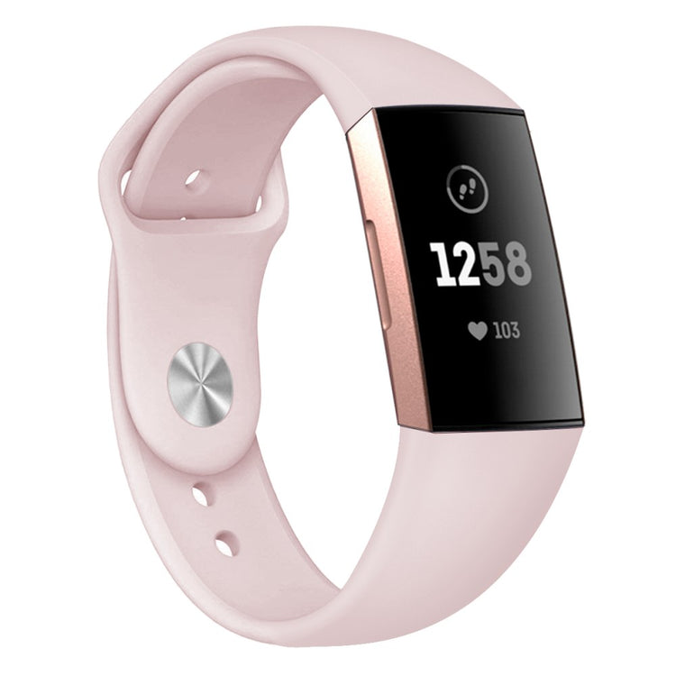 Fitbit Charge 3 / Fitbit Charge 4 Silicone Universel Strap - Pink#serie_10