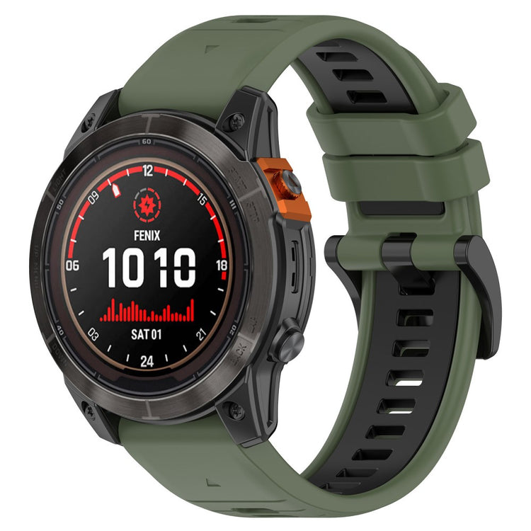 Incredibly Neat Garmin Smartwatch Silicone Universel Strap - Green#serie_3