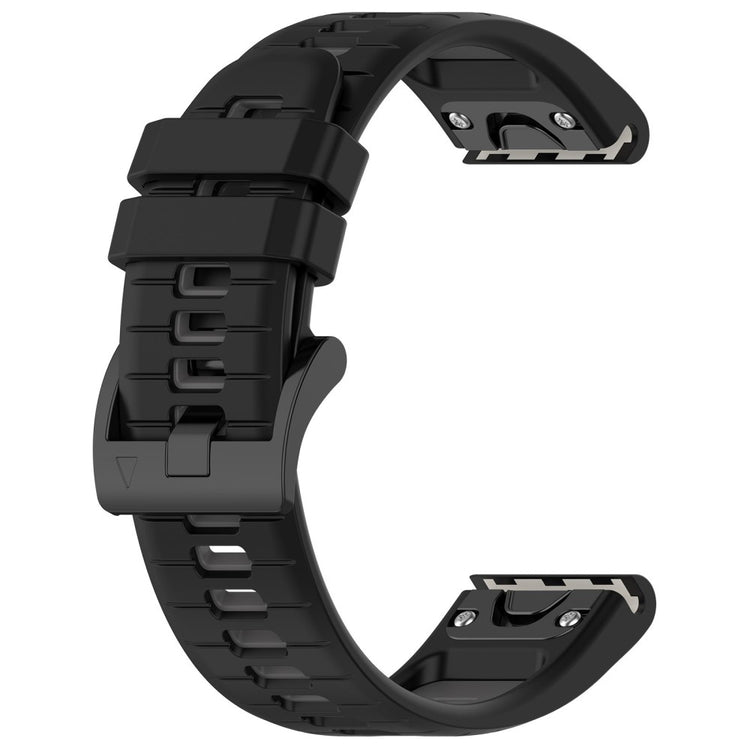 Incredibly Neat Garmin Smartwatch Silicone Universel Strap - Black#serie_5