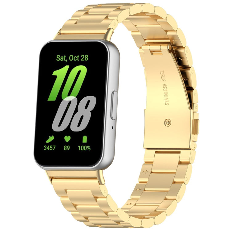 Remarkably Elegant Samsung Galaxy Fit 3 Metal Strap - Gold#serie_3