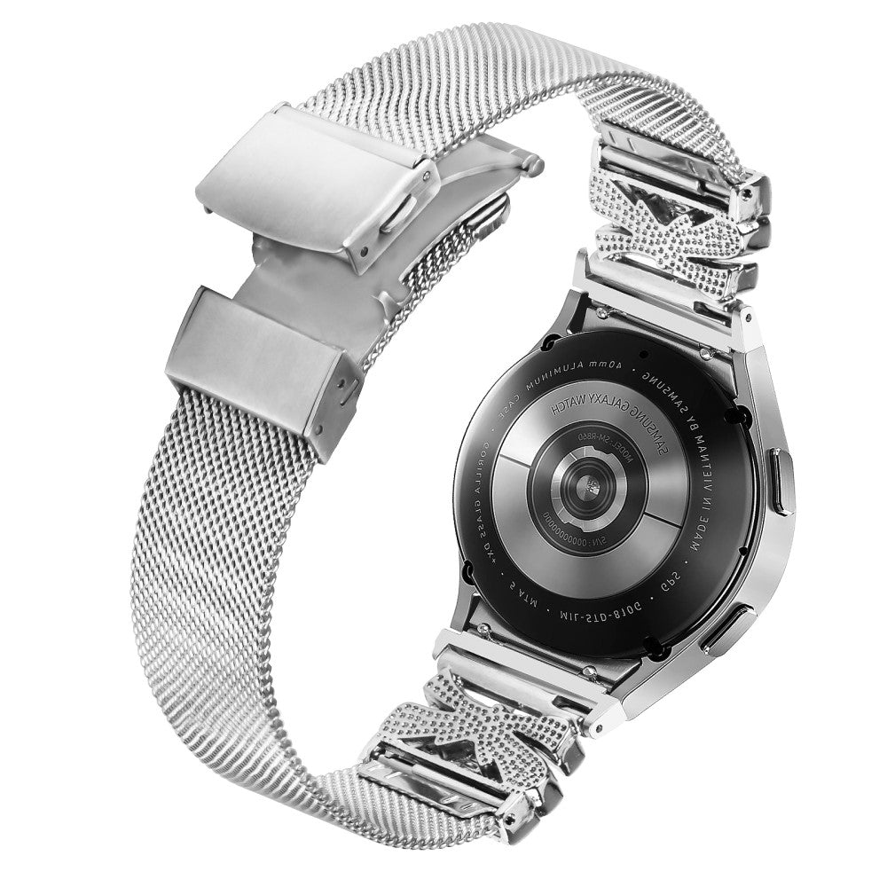 Timeless Samsung Smartwatch Metal Universel Strap - Silver#serie_139