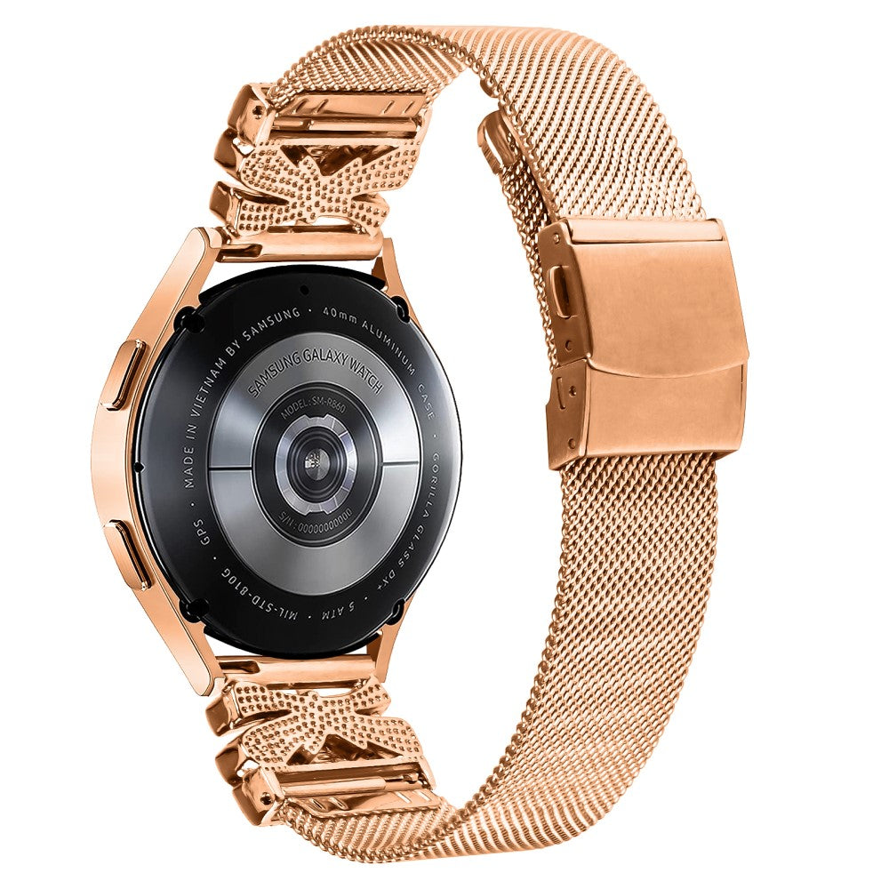 Samsung Smartwatch Metal And Rhinestone Universel Strap - Pink#serie_2