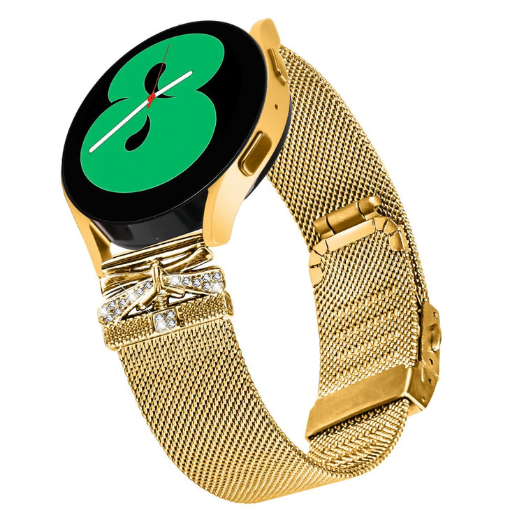 TicWatch 2 / TicWatch E Metal And Rhinestone Universel Strap - Gold#serie_1