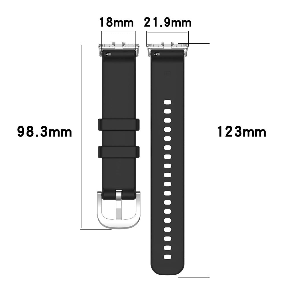 Very Comfortable Samsung Galaxy Fit 3 Silicone Strap - Black#serie_3