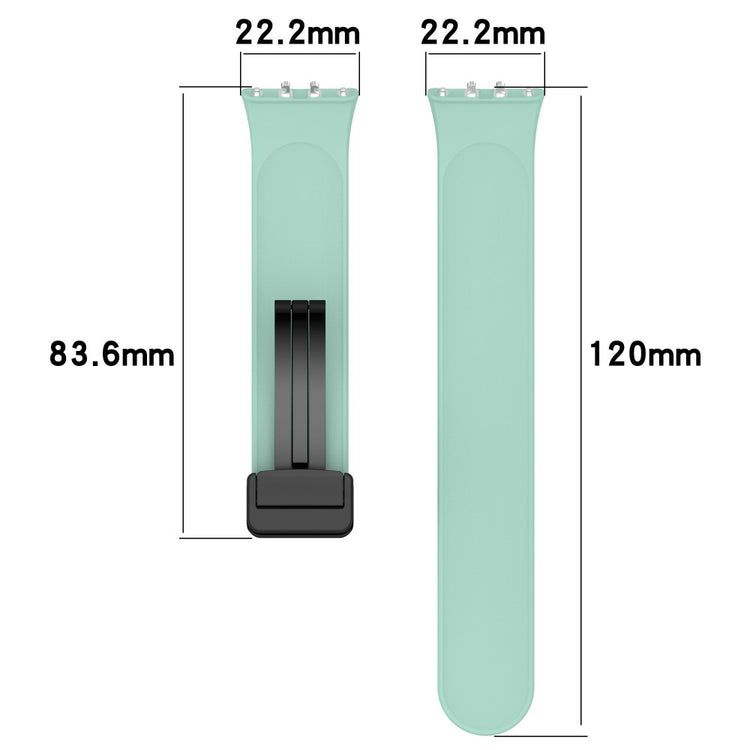 Samsung Galaxy Fit3 Silicone Watch Band Folding Buckle Sport Replacement Straps - Light Pink#serie_6