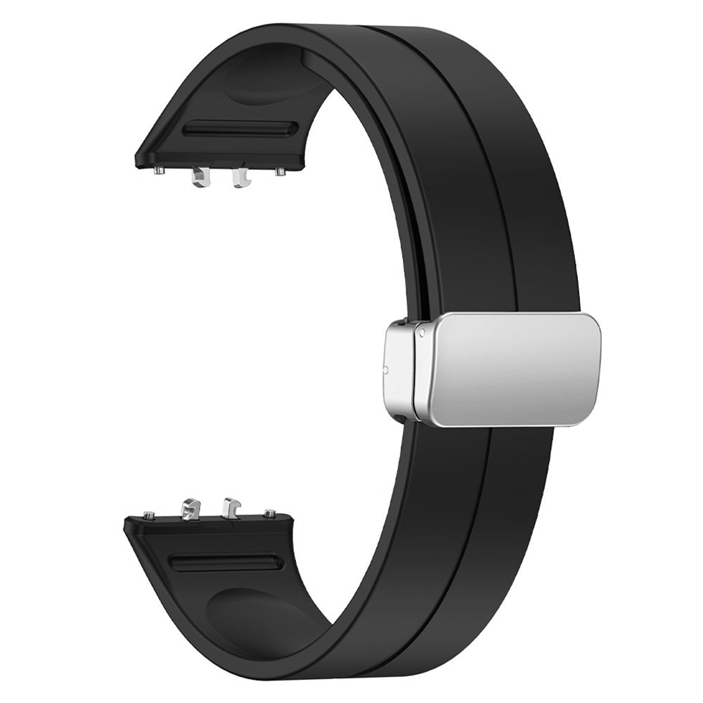 Mega Nice Samsung Galaxy Fit 3 Silicone Strap - Black#serie_1