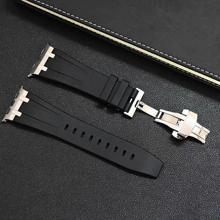 Very Fashionable Apple Smartwatch Silicone Universel Strap - Silver#serie_4